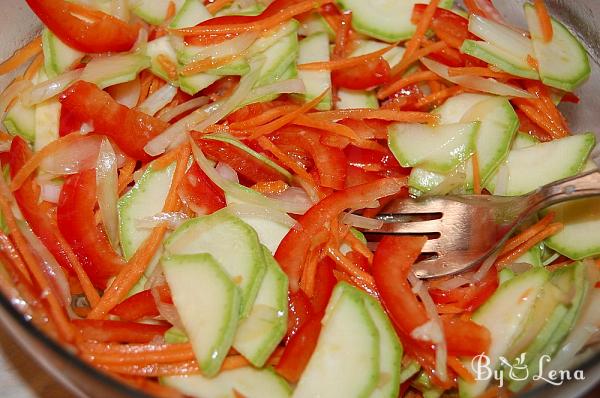 Pickled Zucchini and Vegetables Salad - Step 5