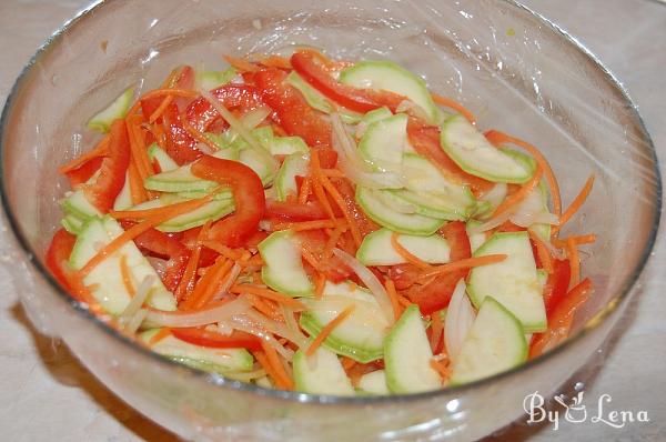 Pickled Zucchini and Vegetables Salad - Step 6