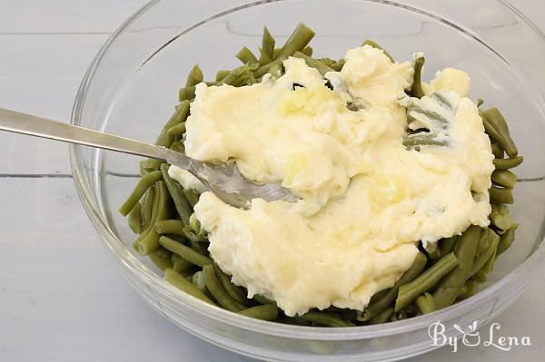 Green Bean Salad with Mayonnaise and Garlic - Step 4