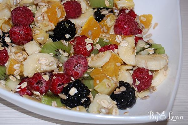 Healthy Fruit Cereal with Seeds 