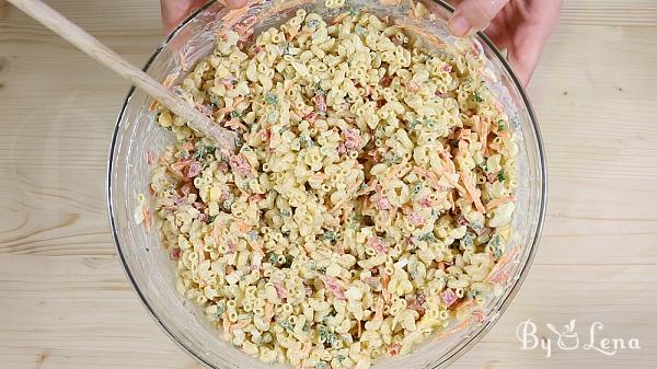 Creamy Pasta Salad with Vegetables - Step 11