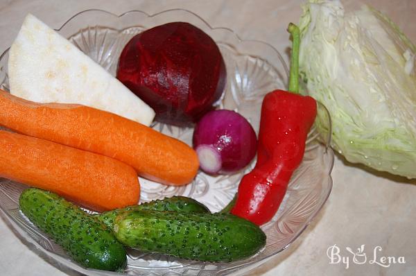 Healthy Beet, Carrot and Cabbage Salad - Step 1