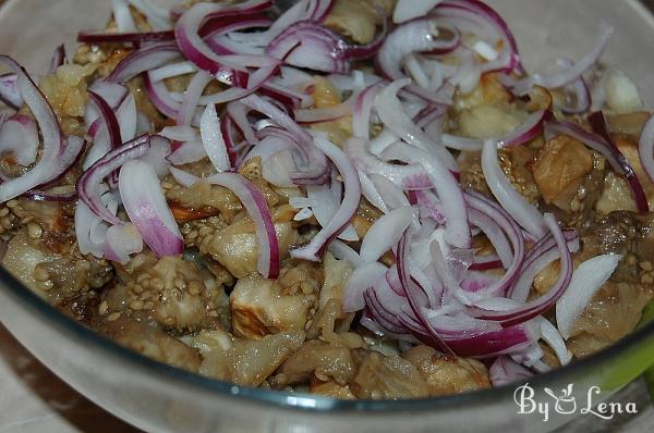 Eggplant Salad with Tomatoes and Onions - Step 6