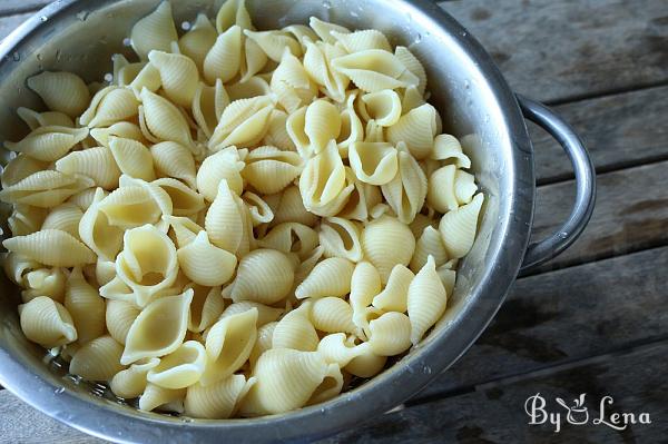 Greek Pasta Salad with Yogurt - Step 1