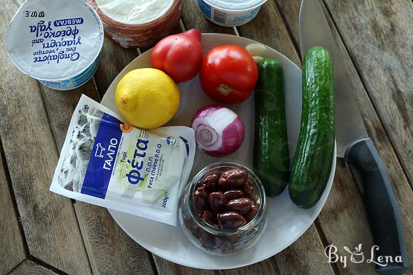 Greek Pasta Salad with Yogurt - Step 2