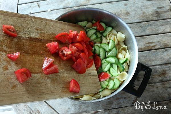 Greek Pasta Salad with Yogurt - Step 5