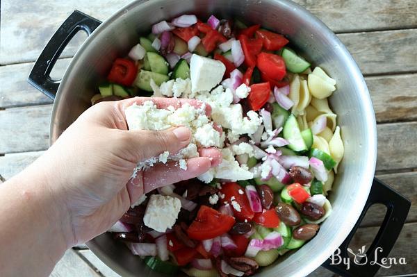 Greek Pasta Salad with Yogurt - Step 7