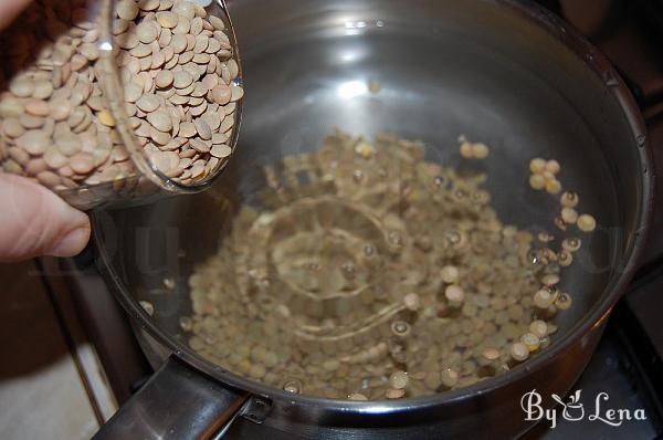 Lebanese Lentil Salad - Step 1