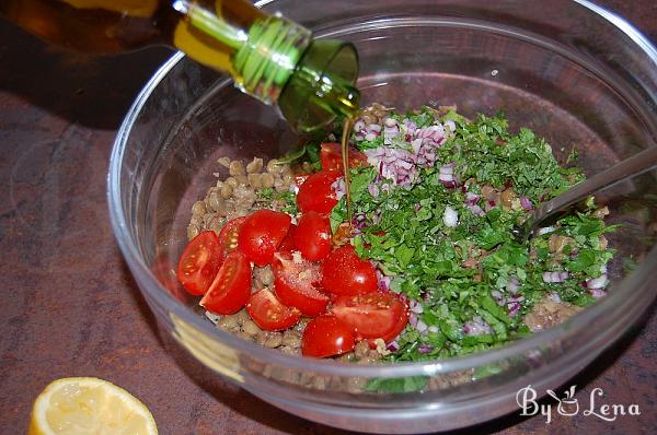 Lebanese Lentil Salad - Step 9