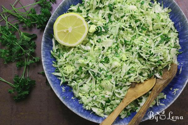 Lebanese Cabbage Salad (Malfouf Salad)