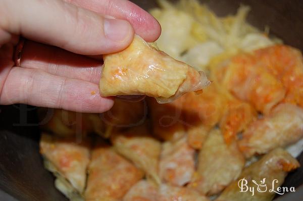 Vegan Stuffed Cabbage Rolls with Corn Grits - Step 11