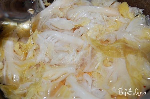 Vegan Stuffed Cabbage Rolls with Corn Grits - Step 13