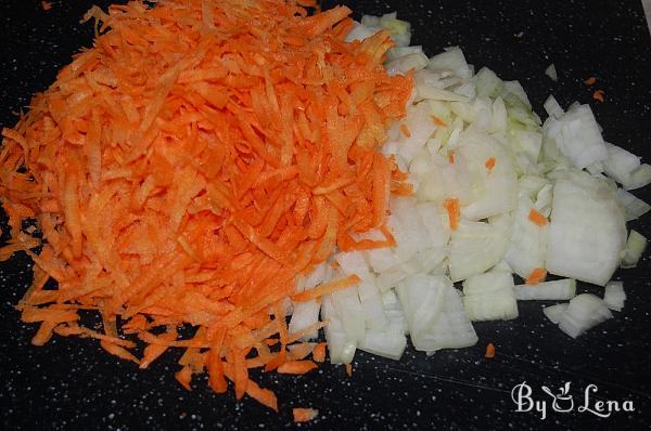 Vegan Stuffed Cabbage Rolls with Corn Grits - Step 1