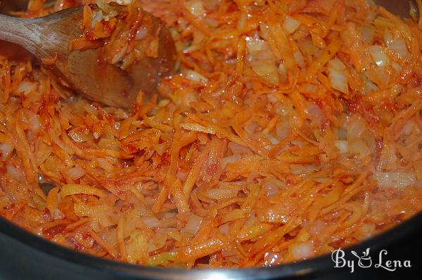 Vegan Stuffed Cabbage Rolls with Corn Grits - Step 5