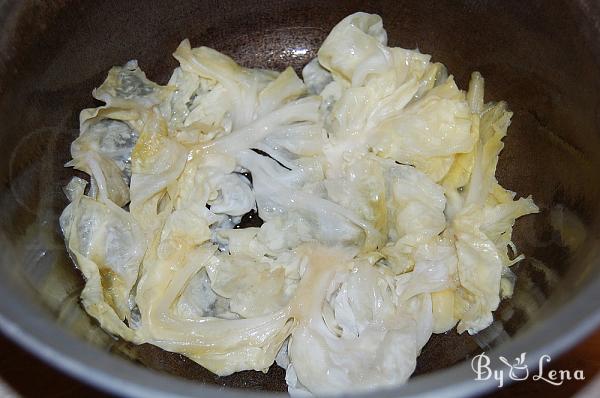 Vegan Stuffed Cabbage Rolls with Corn Grits - Step 9