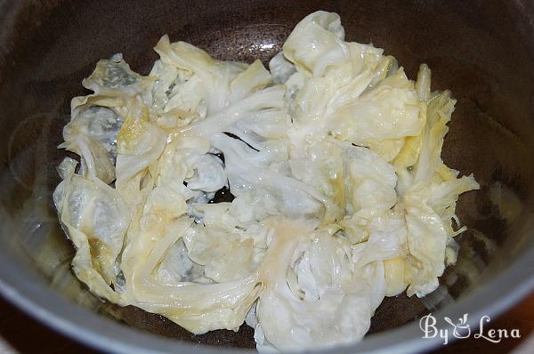 Vegan Stuffed Cabbage Rolls with Corn Grits - Step 9