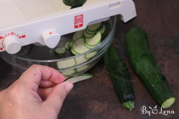 Italian Zucchini Scarpaccia - Step 1