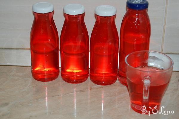 Homemade Rose Syrup - Step 10