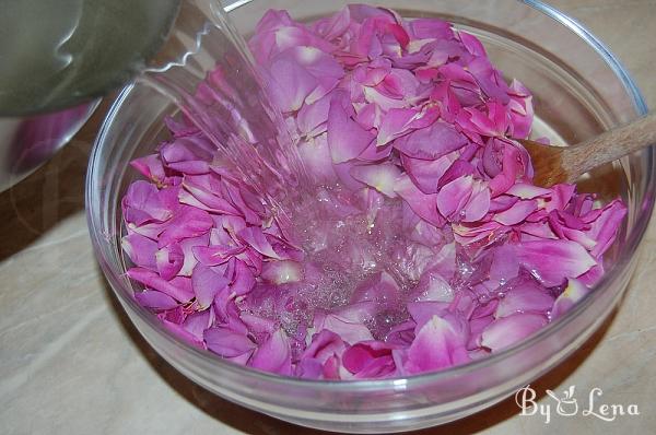 Homemade Rose Syrup - Step 3