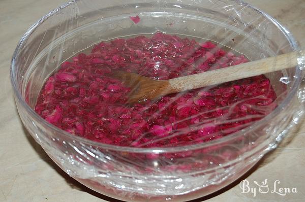 Homemade Rose Syrup - Step 4