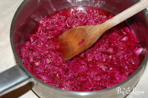 Homemade Rose Syrup - Step 6