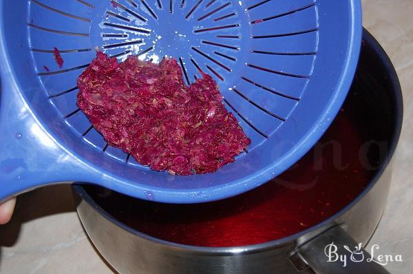 Homemade Rose Syrup - Step 7