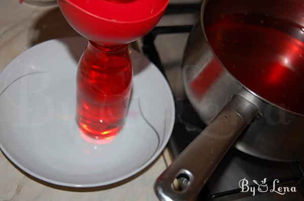 Homemade Rose Syrup - Step 9