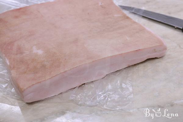 Traditional Salted Cured Pork Fat Recipe - Step 1