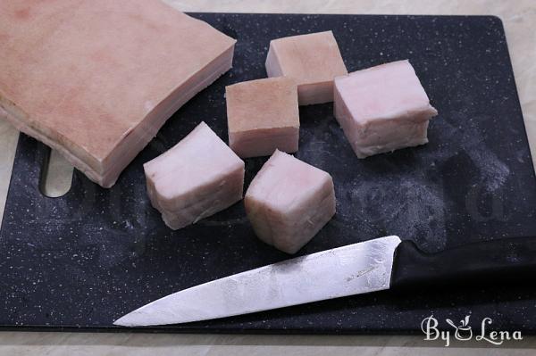 Traditional Salted Cured Pork Fat Recipe - Step 2