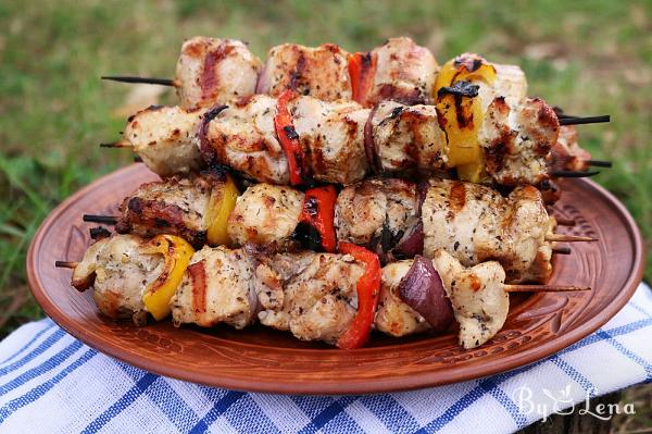 Chicken Souvlaki - Greek Skewers - Step 12