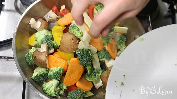 Chicken and Vegetables Stir Fry - Step 13
