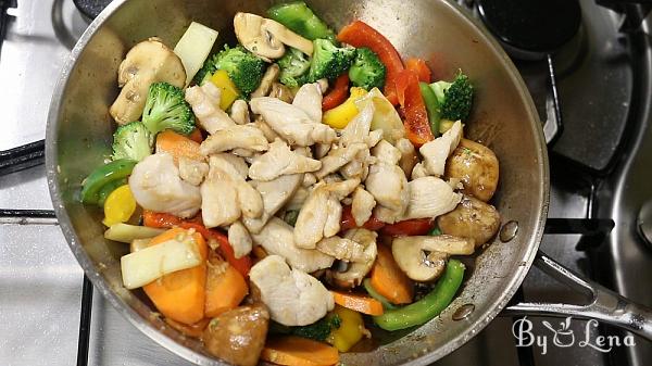 Chicken and Vegetables Stir Fry - Step 15