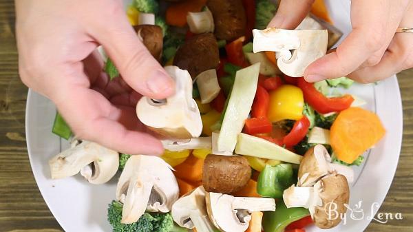 Chicken and Vegetables Stir Fry - Step 1