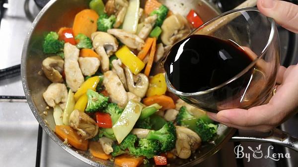 Chicken and Vegetables Stir Fry - Step 16