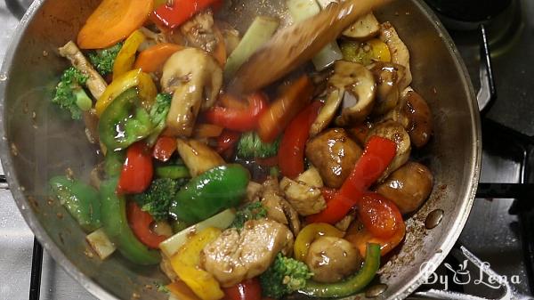 Chicken and Vegetables Stir Fry - Step 17