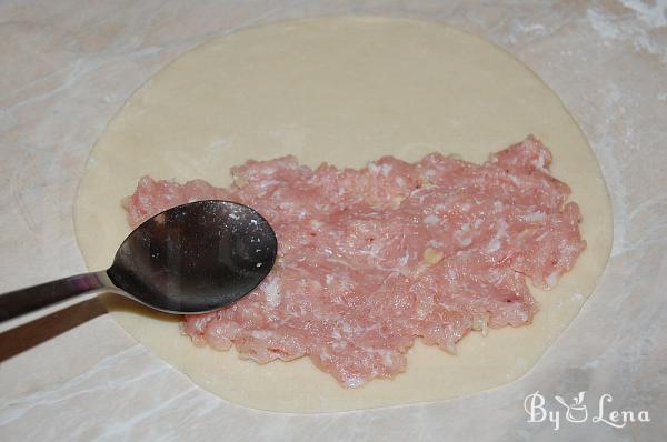 Cheburek with Meat or Cheese - Step 13