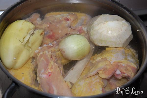 Keto Chicken Noodle Soup - Step 2