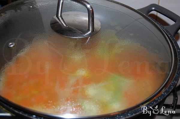 Creamy Pumpkin Soup with Meatballs - Step 5