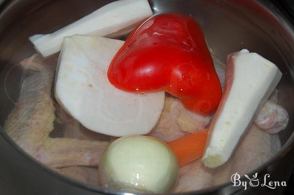 Chicken Soup with Dumplings - Step 1