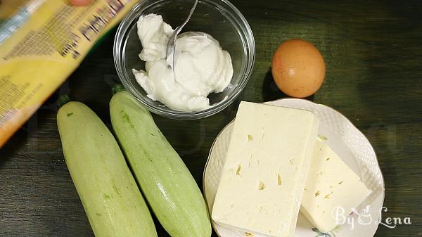 Zucchini Cheese Tart - Step 1