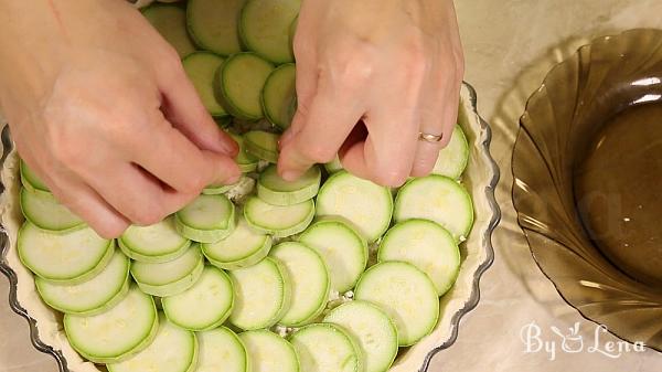 Zucchini Cheese Tart - Step 6