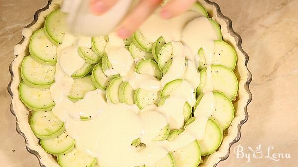 Zucchini Cheese Tart - Step 9