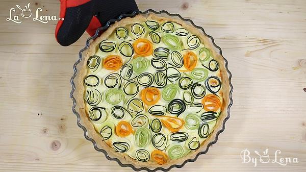 Zucchini Carrot Rose Tart - Step 15