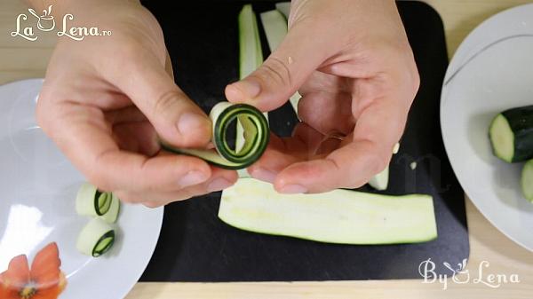 Zucchini Carrot Rose Tart - Step 7