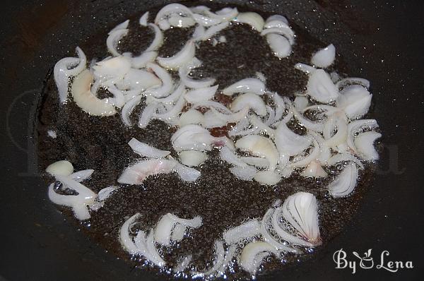 Sauteed Beet with Aubergine - Step 1