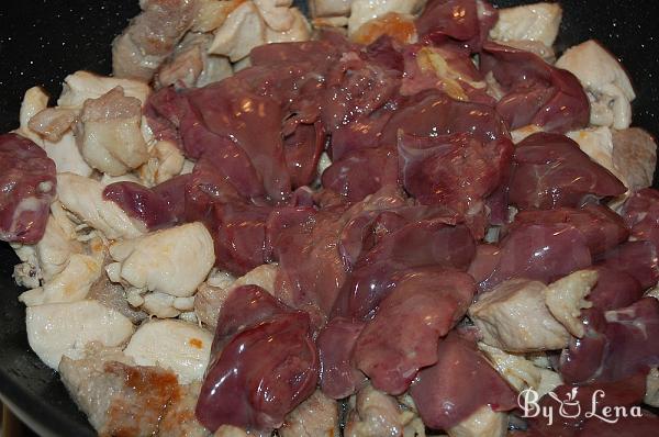 Romanian Sausage Pork Stew - Tochitura - Step 4