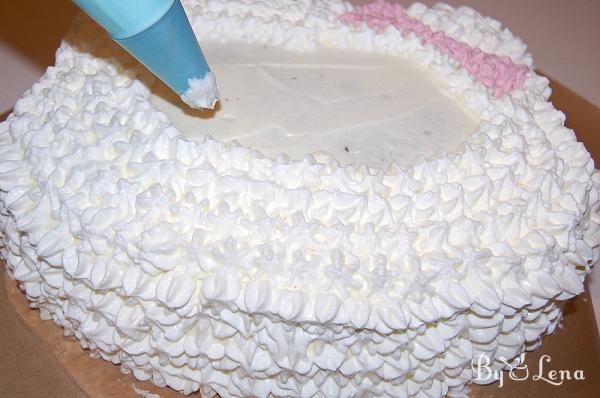 Homemade Hello Kitty Cake - Step 20