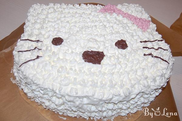 Homemade Hello Kitty Cake - Step 22