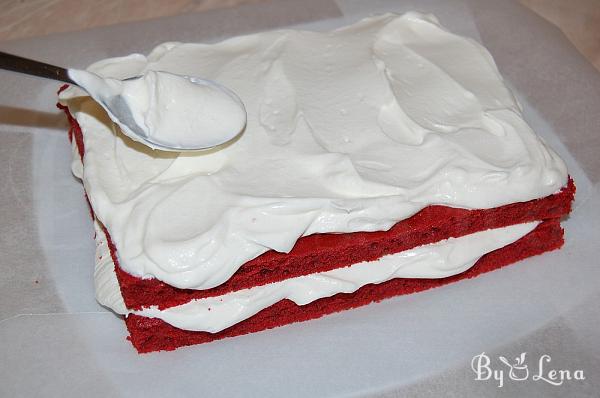 Easy and Quick Red Velvet Cake - Step 16