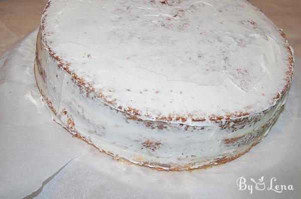 White Chocolate Truffle Cake - Step 14